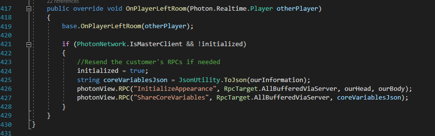 An example of getting around Buffered RPC limitations in PUN
