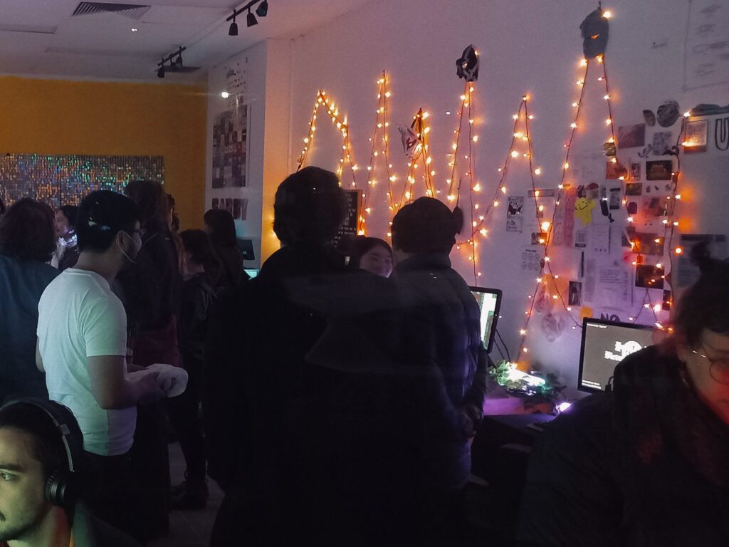 Photo of Sabby Gallery and Serenade Games' collab showcase of Sydney games in Collingwood, Melbourne.