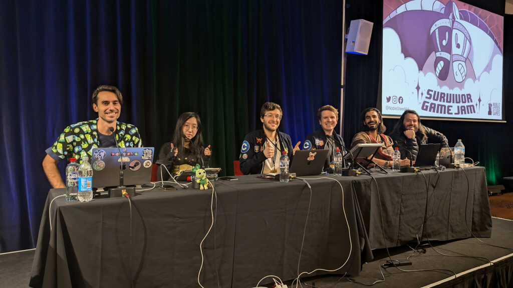 A photo of the Survivor Game Jam Contestants.