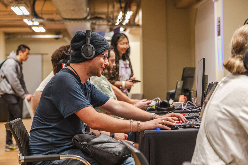 Some side shots of attendees playing some Filipino games.