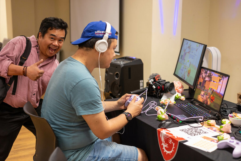 Attendees playing Letters to Arralla.