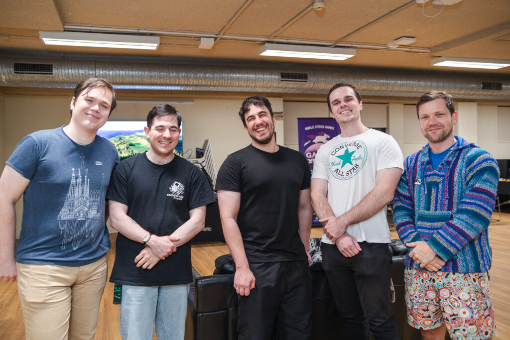 A photo of some of the devs, including those from Queebly Software, at the Sydney event!