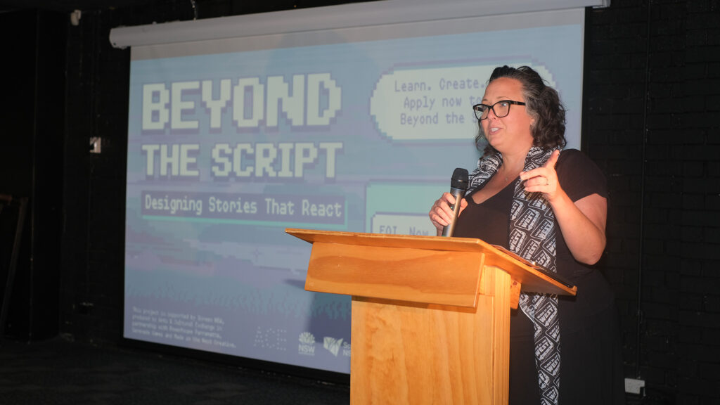 Misty McPhail talking about Beyond the Script.