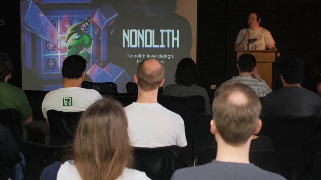 Cameron talking about Nonolith.