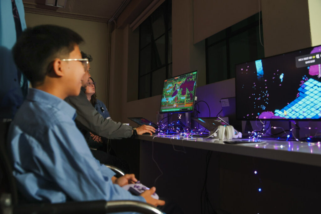 Photos of the Games Exchange.