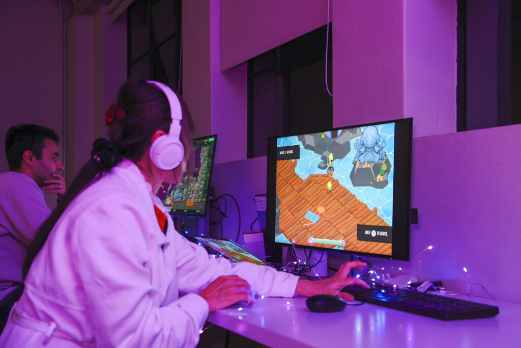 Photos of the Games Exchange.