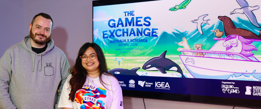 Photo of Reuben and Christine at the Games Exchange